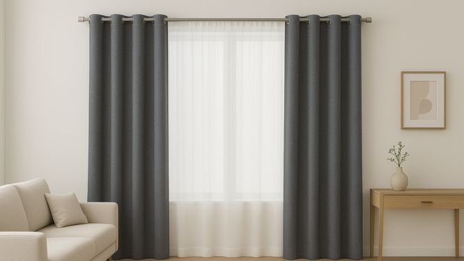 Cortineros de madera minimalistas