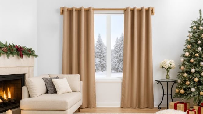 Cortineros de madera minimalistas: cómo crear espacios cálidos y acogedores en invierno